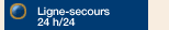 Ligne-secours 24 heures sur 24